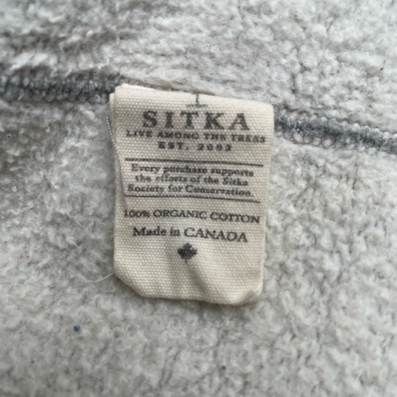 Ecologyst 100% cotton heather grey hoodie sweatshirt - Picture 7 of 7